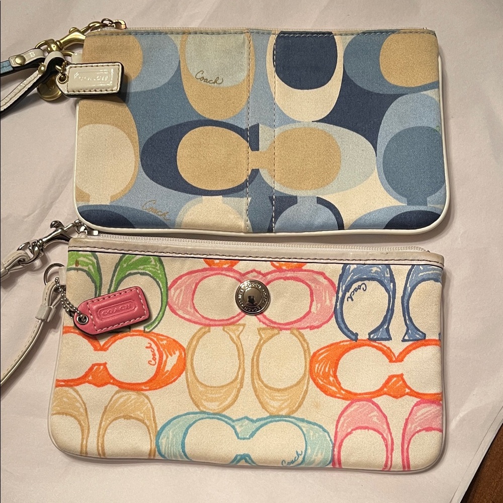 Coach Multicolor Wristlet Duo
